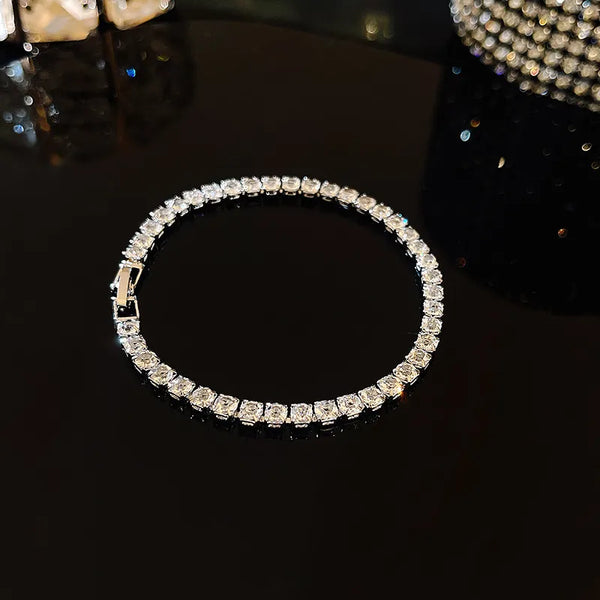 Κολιέ Τσόκερ & Βραχιόλι Χρυσά με Zircon