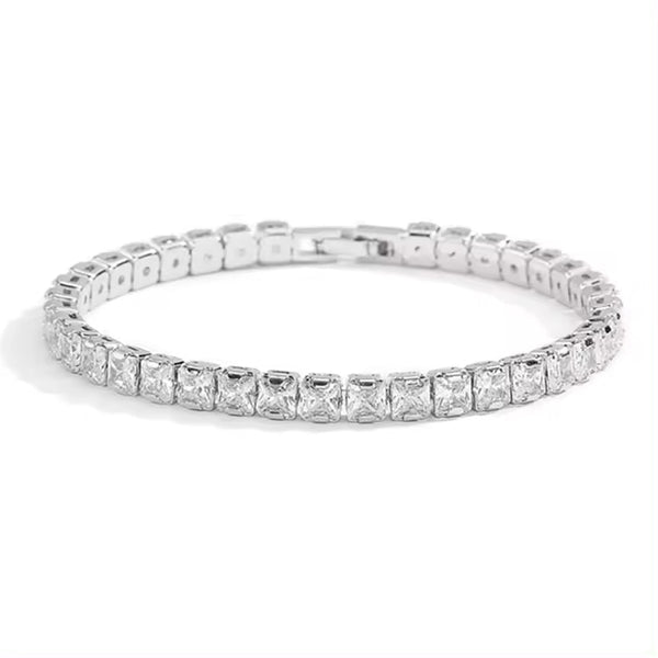 Κολιέ Τσόκερ & Βραχιόλι Ασημί με Zircon