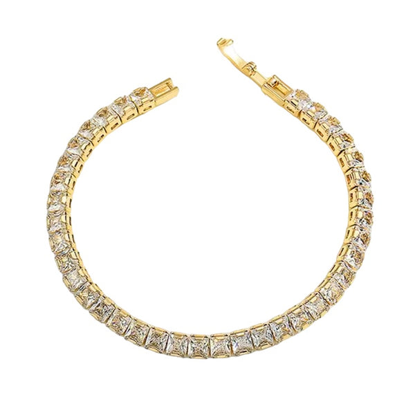 Κολιέ Τσόκερ & Βραχιόλι Χρυσά με Zircon